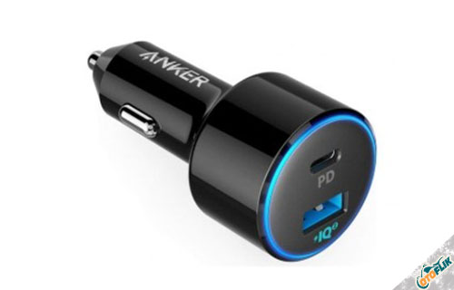 Anker PowerDrive II PD with 1 PD and 1 PIQ A2229H12