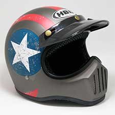 Helm Cakil Captain Amerika Grey