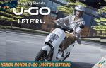 Harga Honda U Go Motor Listrik dari Review Spesifikasi dan Fitur
