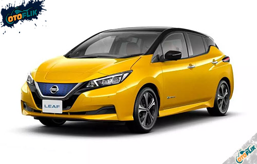 Nissan Leaf Starlight Yellow With Black Roof