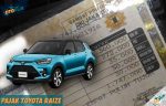 Pajak Toyota Raize Per Tahun 5 Tahunan