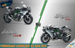 Perbedaan Kawasaki H2 dan H2R Harga Desain Spesifikasi
