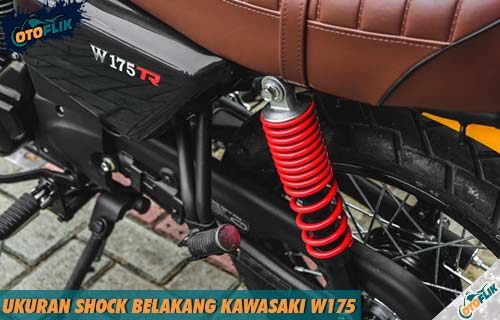 Ukuran Shock Belakang Kawasaki W175
