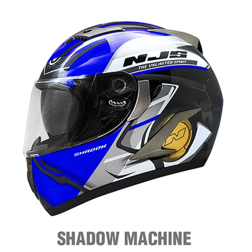 Helm NJS Shadow Machine Full Face Terlaris